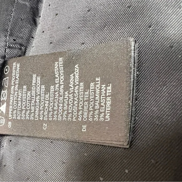 H&M Black Dress with Silver Pattern - Picture 16 of 16